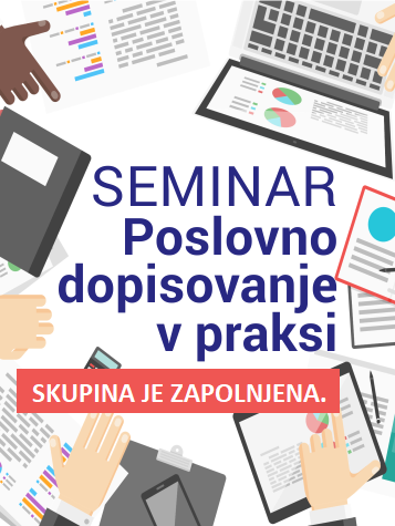 Seminar kot del obvezne prakse > Poslovno dopisovanje v praksi