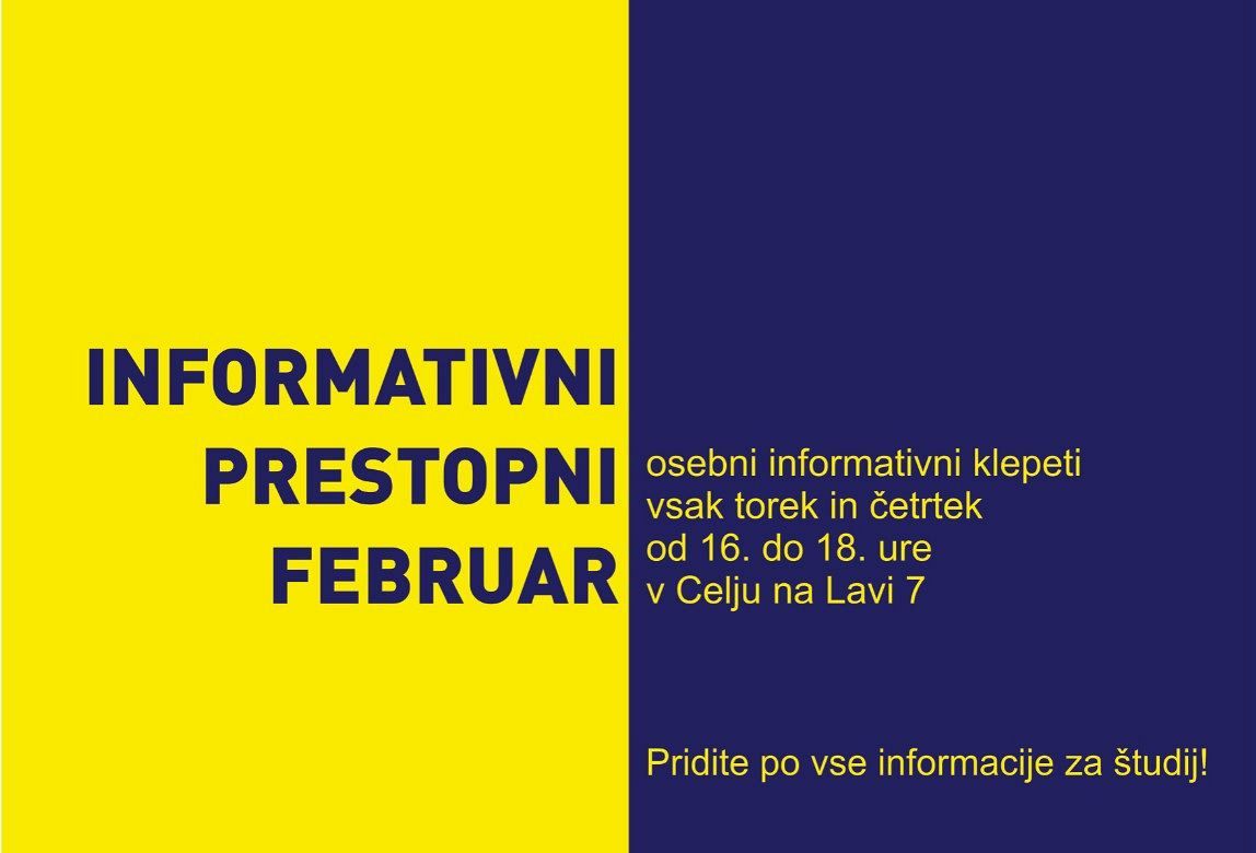 Informativni prestopni februar