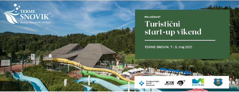 Vseslovenski turistični start-up vikend v Kamniku – od 7. do 9. 5.