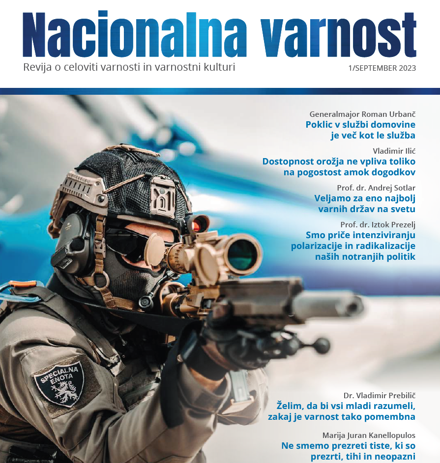 Trije predavatelji FKPV prispevali članke v reviji Nacionalna varnost