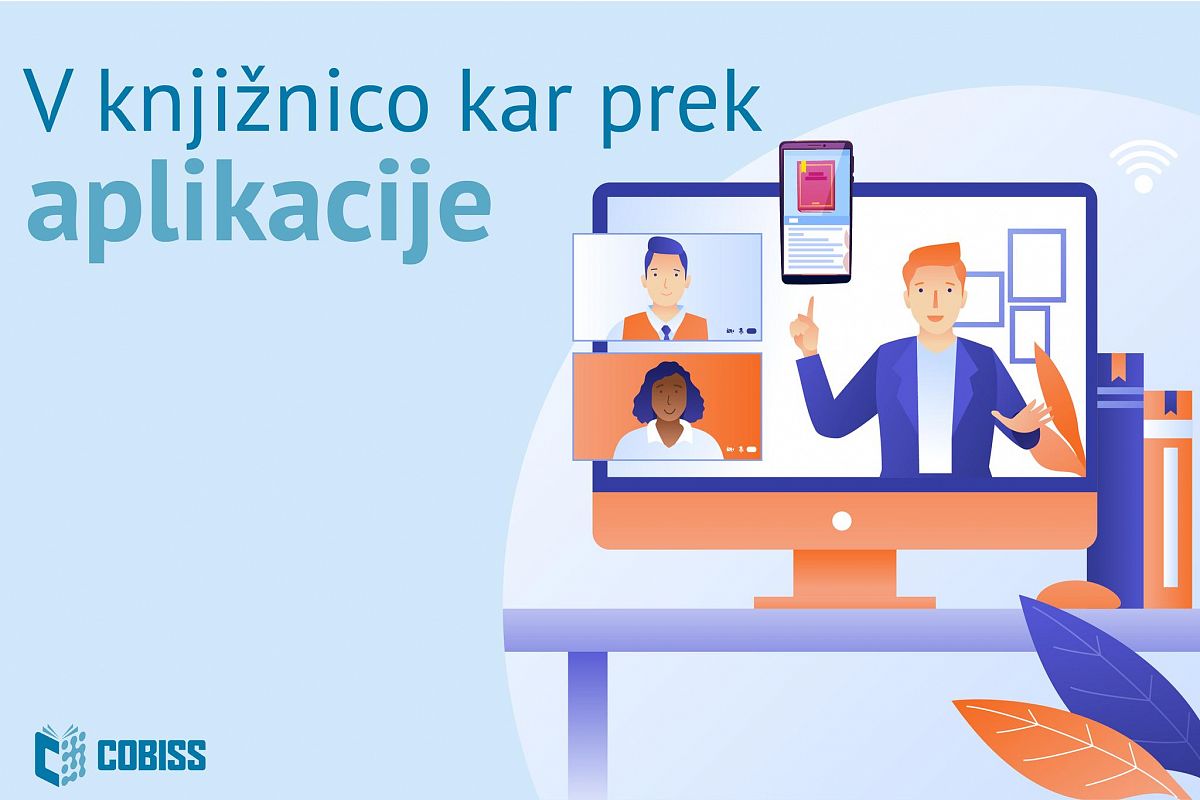 Vabilo na IZUMov webinar: V knjižnico kar prek aplikacije