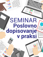 Seminar kot del obvezne prakse > Poslovno dopisovanje v praksi (online seminar)