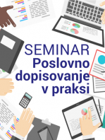 Seminar ▶️ Poslovno dopisovanje v praksi