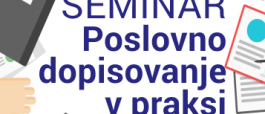 Seminar ▶️ Poslovno dopisovanje v praksi