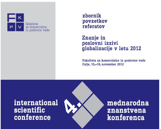 Zbornik povzetkov referatov 2012