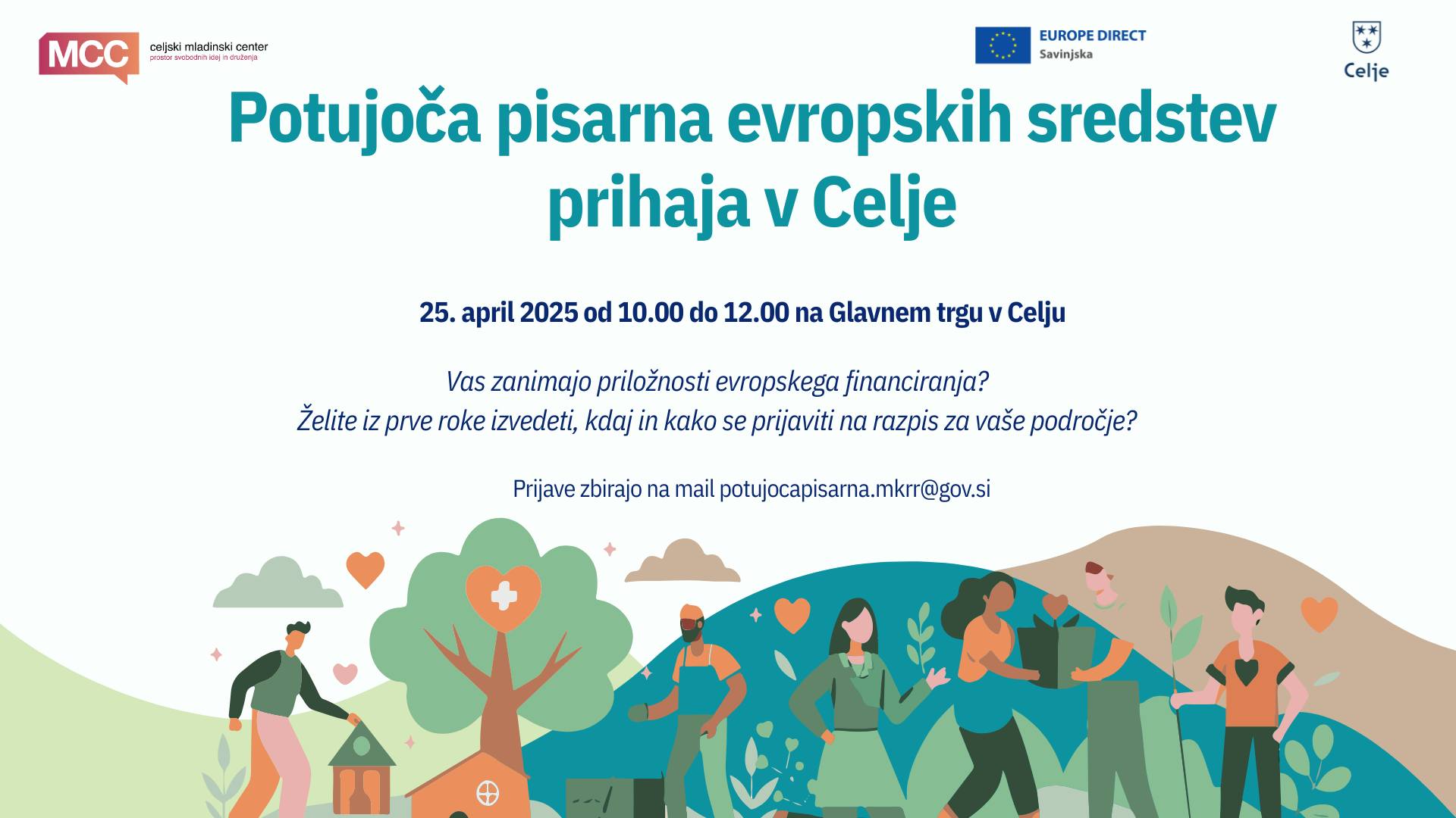 Potujoča pisarna evropskih sredstev prihaja v Celje